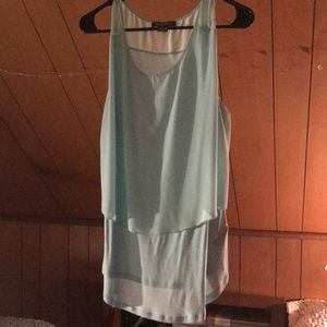 Slowly cute blue tank top!
